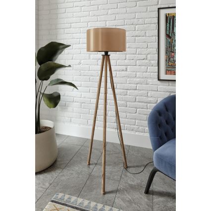 AYD 1xE27/40W/230V brun stålampe