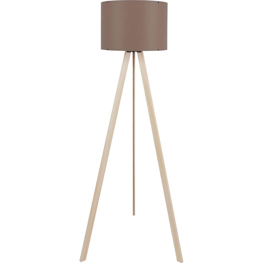 AYD 1xE27/40W/230V gulvlampe brun/beige