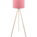AYD 1xE27/40W/230V gulvlampe rosa/beige
