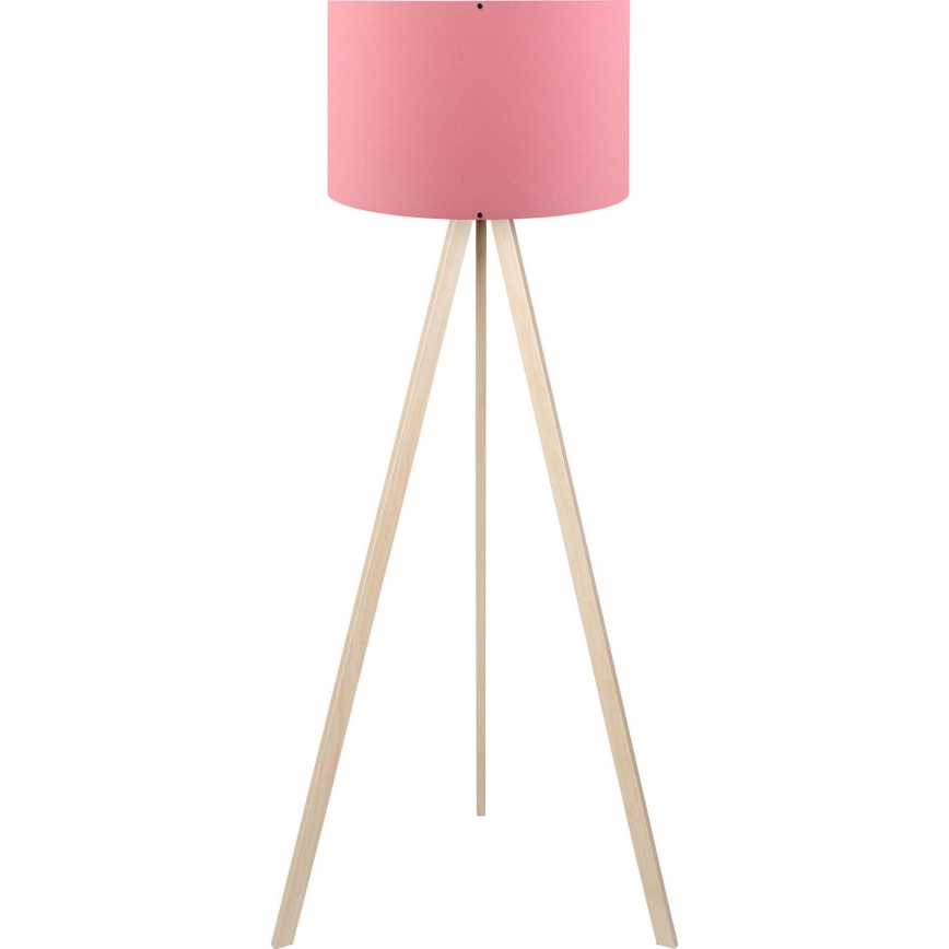 AYD 1xE27/40W/230V gulvlampe rosa/beige