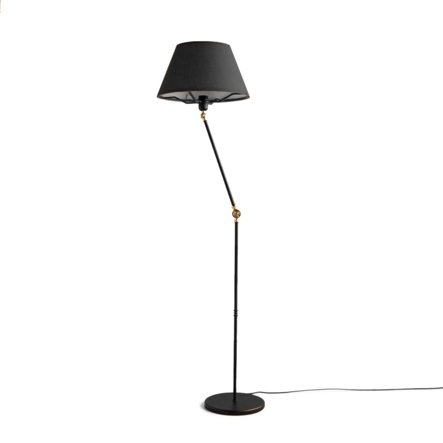 AYD 1xE27/40W/230V sort gulvlampe