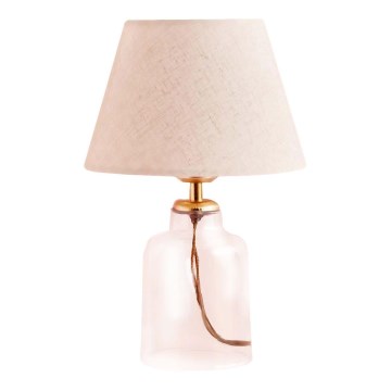 AYD Bordlampe 1xE27/40W/230V Creme/Transparent