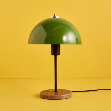AYD Bordlampe 1xE27/40W/230V Grøn / Brun