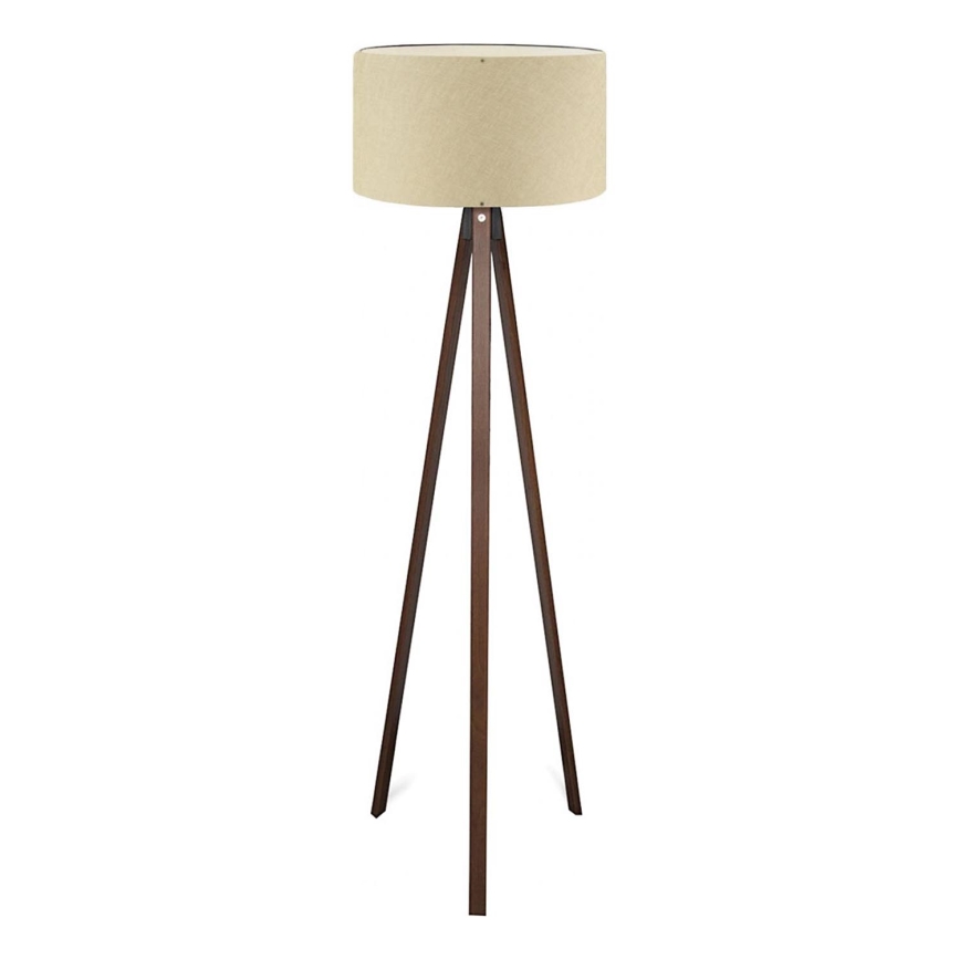 AYD Gulv lampe 1xE27/40W/230V Beige/Brun