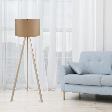 AYD Gulvlampe 1xE27/40W/230V Brun/Beige