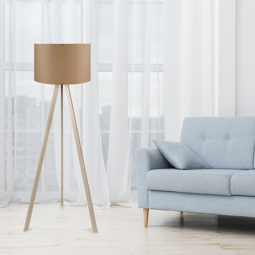 AYD Gulvlampe 1xE27/40W/230V Brun/Beige