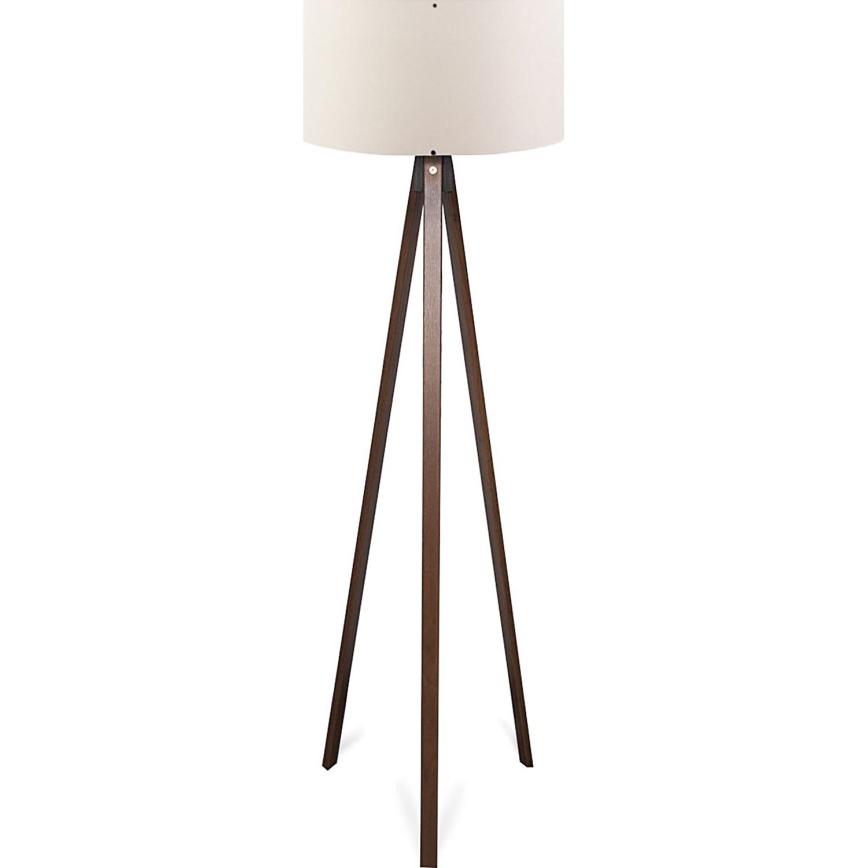 AYD Gulvlampe 1xE27/40W/230V Brun/Creme