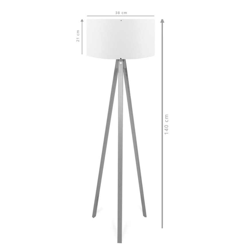 AYD Gulvlampe 1xE27/40W/230V Brun/Grøn