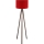 AYD Gulvlampe 1xE27/40W/230V Brun/Rød