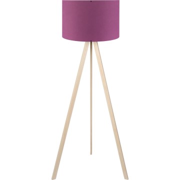 AYD Gulvlampe 1xE27/40W/230V Lilla/Beige