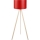 AYD Gulvlampe 1xE27/40W/230V Rød/Beige