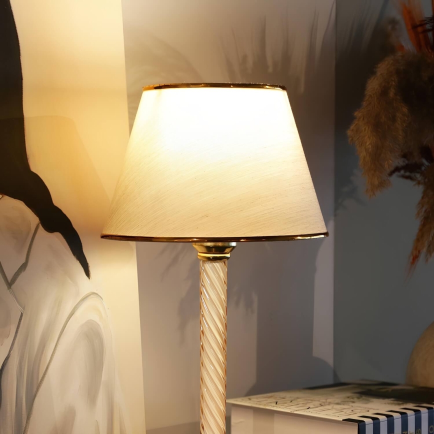 AYD skrivebordslampe 1xE27/40W/230V beige/guld