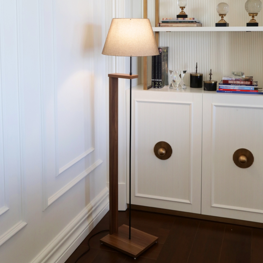 AYD Stående lampe 1xE27/40W/230V beige/brun