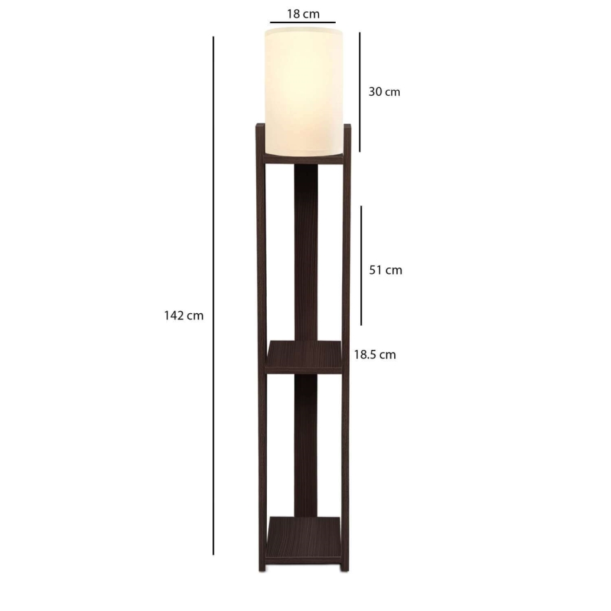 AYD Stående lampe 1xE27/40W/230V brun/creme