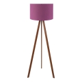 AYD Stående lampe 1xE27/40W/230V Lilla/Brun