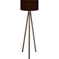 AYD Stående lampe 1xE27/40W/230V Sort/Brun