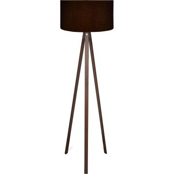 AYD Stående lampe 1xE27/40W/230V Sort/Brun