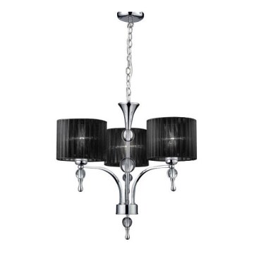 Azzardo AZ0498 - Lysekrone i kæde IMPRESS 3xE27/60W/230V