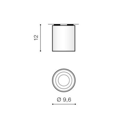 Azzardo AZ0779 - Lofts lys BROSS 1xGU10/50W/230V