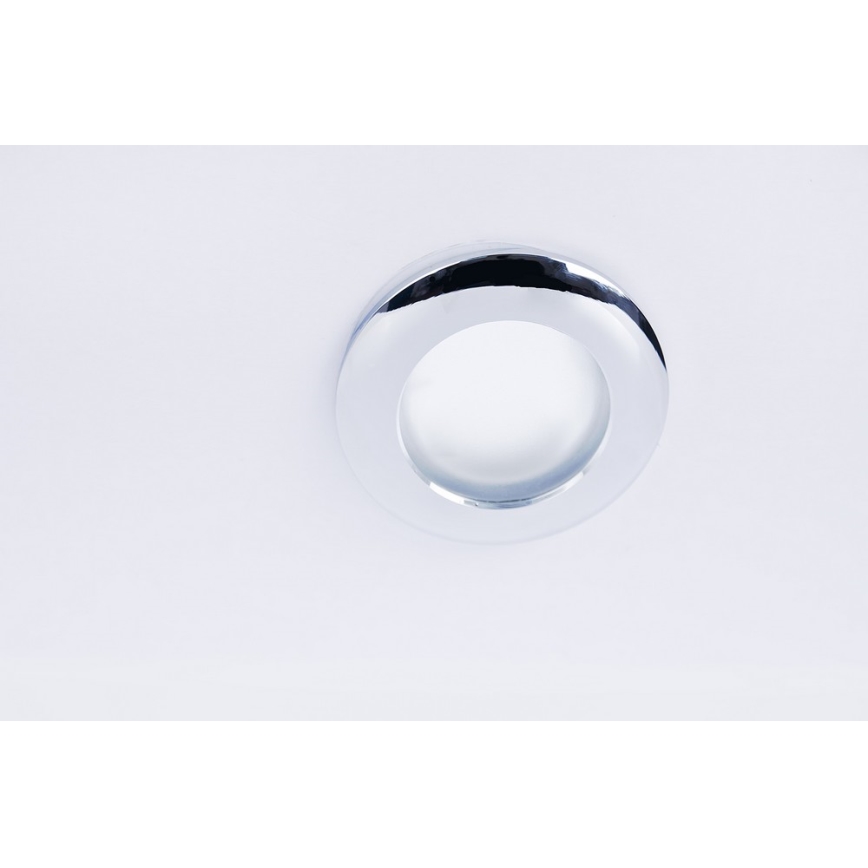 Azzardo AZ0810 - Indbygningslampe til badeværelse EMILIO 1xGU10/50W/230V IP54
