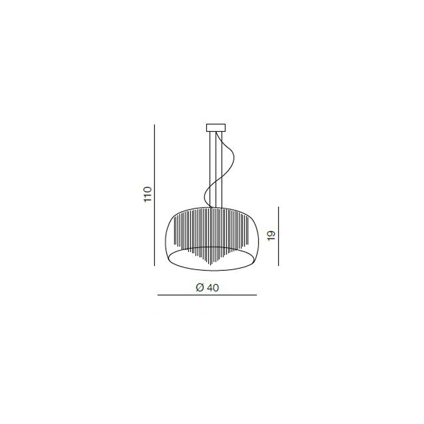 Azzardo AZ0999 - Loftlampe REGO 5xG9/40W/230V