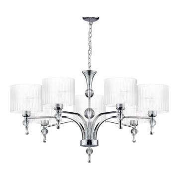 Azzardo AZ1106 - Lysekrone i kæde IMPRESS 7xE27/60W/230V