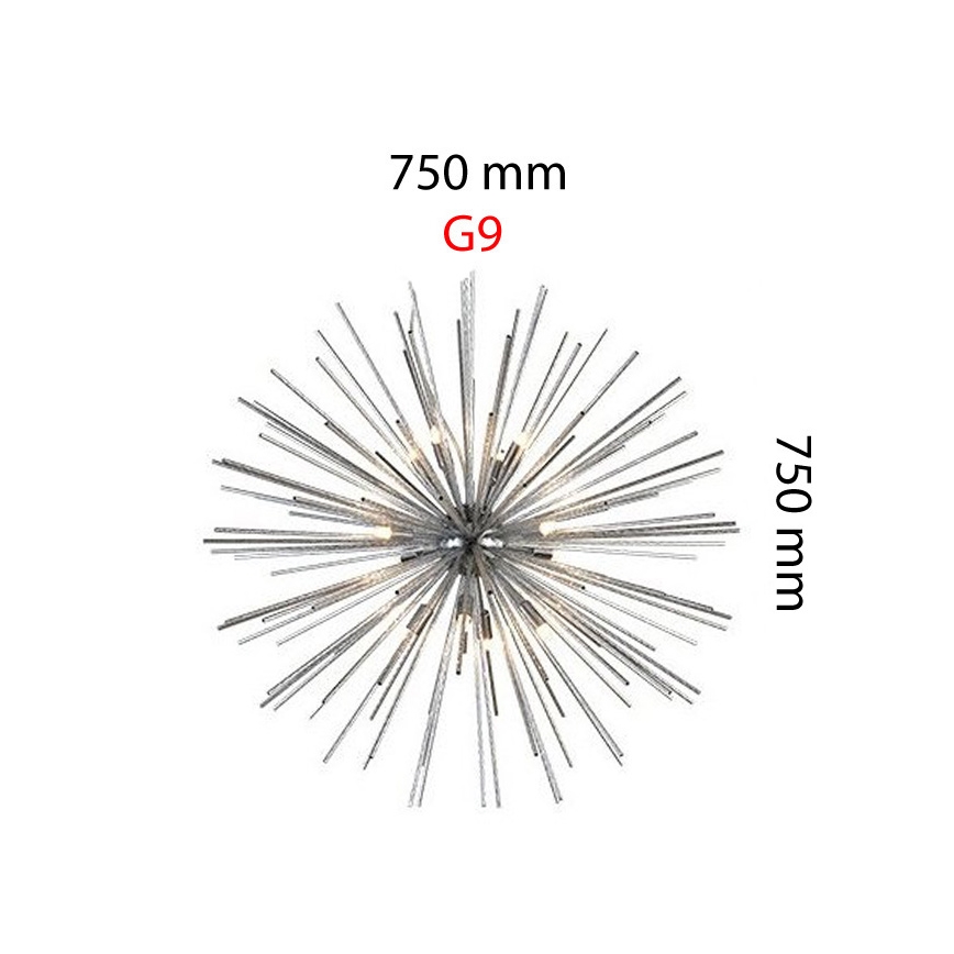 Azzardo AZ2119 - Design-lampeskærm til pendel G9 diameter 750mm