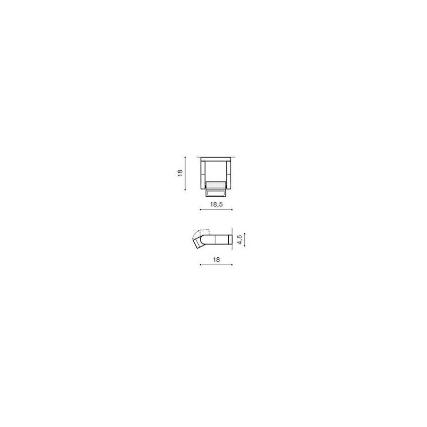 Azzardo AZ2132 - Udendørs LED væglampe FRAME LED/8W/230V IP54