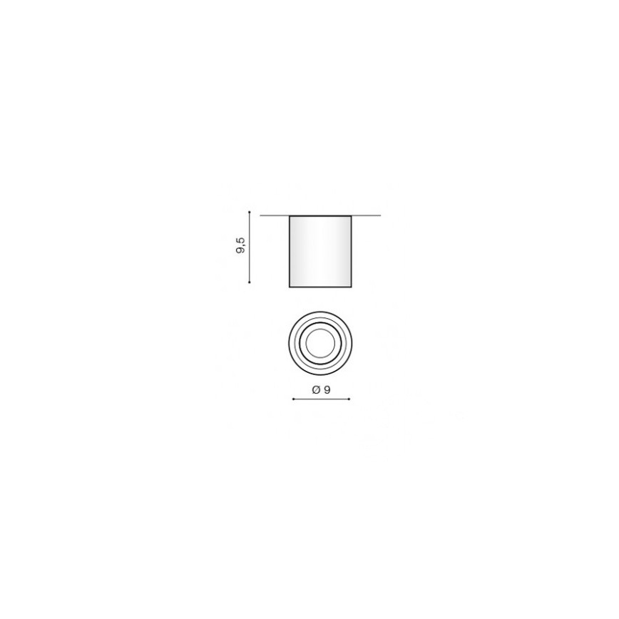 Azzardo AZ2690 - Badeværelses loftslampe BRANT 1xGU10/50W/230V IP44
