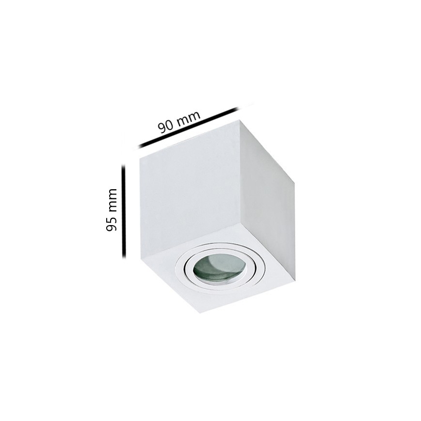 Azzardo AZ2822 - Loftlampe til badeværelse BRANT 1xGU10/50W/230V IP44