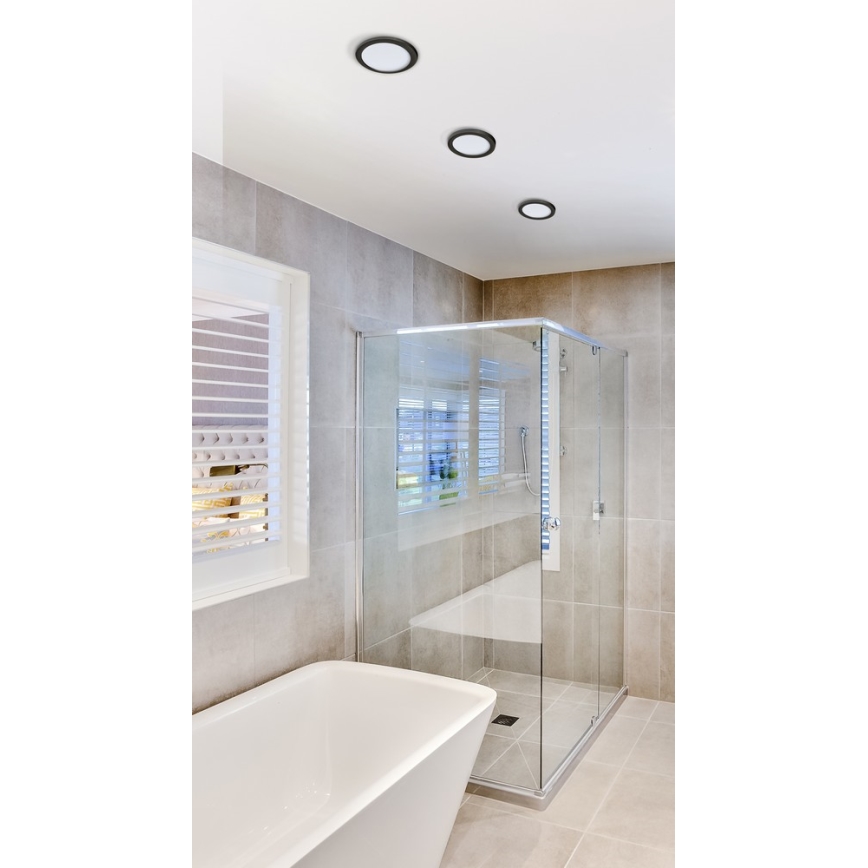 Azzardo AZ2835 - SLIM LED indbygningsspot til badeværelse, 6W/230V, IP44, CRI 90