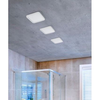 Azzardo AZ2837 - LED indbygningslampe til badeværelse SLIM 1xLED/12W/230V IP44 CRI 90