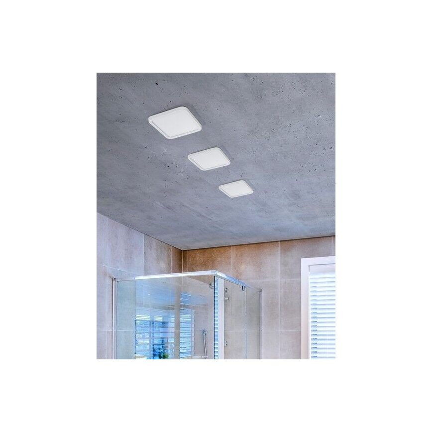 Azzardo AZ2837 - LED indbygningslampe til badeværelse SLIM 1xLED/12W/230V IP44 CRI 90
