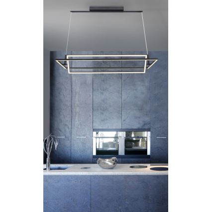 Azzardo AZ2849 - LED dæmpbar loftlampe på kabel VIENA 2xLED/70W/230V