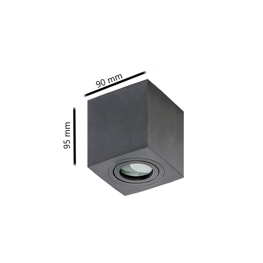 Azzardo AZ2878 - Loftlampe til badeværelse BRANT 1xGU10/50W/230V IP44
