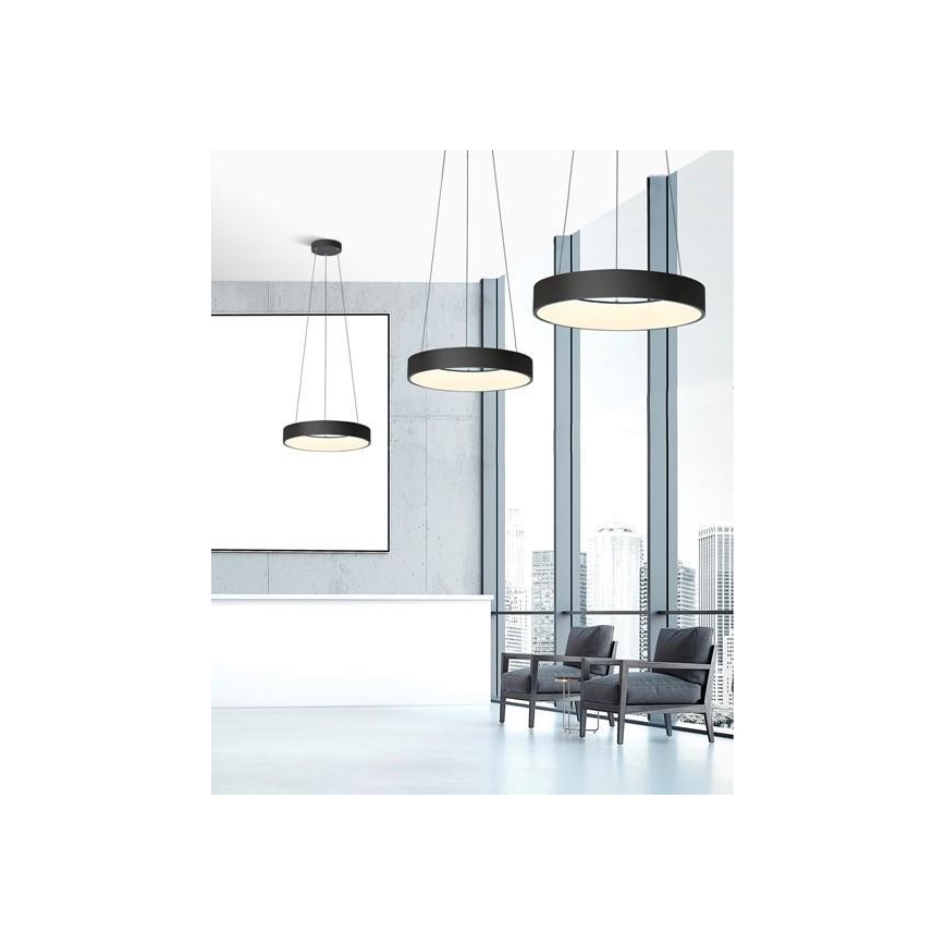 Azzardo AZ3449 - LED lysdæmper lysekrone i en snor SOVANA LED/80W/230V + fjernbetjening