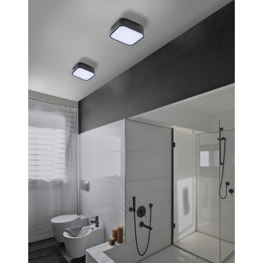 Azzardo AZ4146 - Loftlampe til badeværelse LUCIE 2xE27/20W/230V IP44