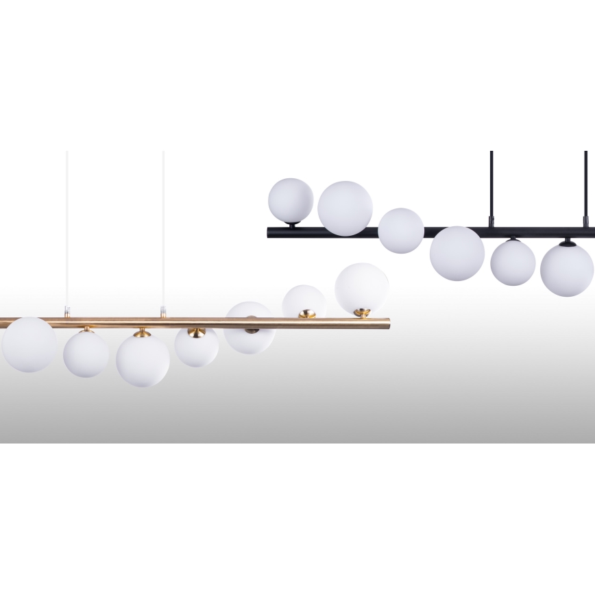 Azzardo AZ4409 - Loftlampe på kabel SYBILLA 7xG9/25W/230V i guld