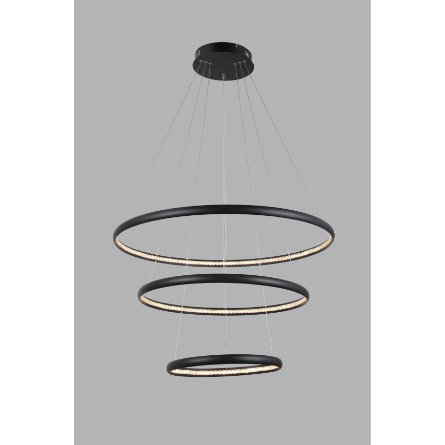 Azzardo AZ4428 - LED pendel BRIGHTON LED/55W/230V sort
