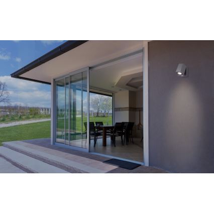 Azzardo AZ4514 - Udendørs spotlampe PEDER 1xGU10/35W/230V IP54