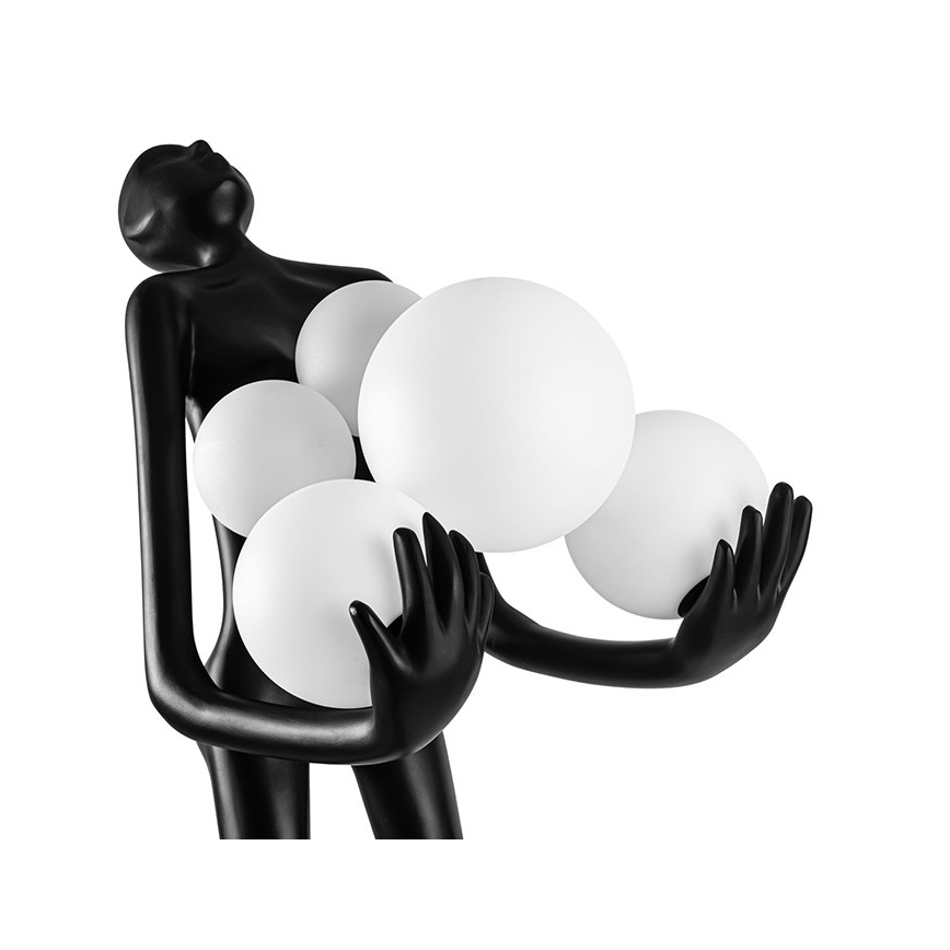 Azzardo AZ4985 - Gulvlampe ATLAS 6xE14/50W/230V 180 cm resin