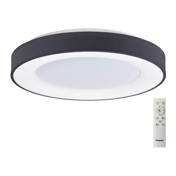 Azzardo AZ4991 - LED loftlampe dæmpbar SANTANA LED/50W/230V sort + fjernbetjening