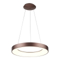 Azzardo AZ4998 - LED loftlampe på kabel SANTANA LED/30W/230V brun