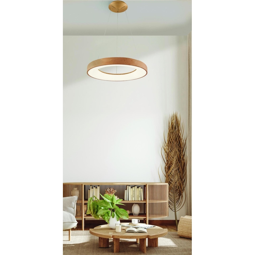 Azzardo AZ5006 - LED pendel SANTANA LED/30W/230V brun
