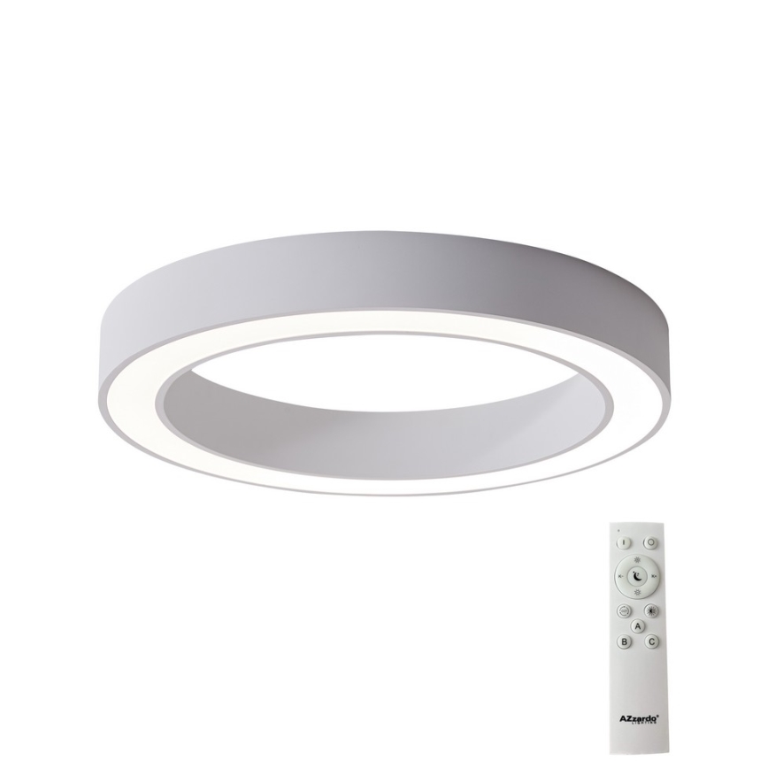 Azzardo AZ5031 - LED loftlampe dæmpbar MARCO LED/50W/230V hvid + fjernbetjening