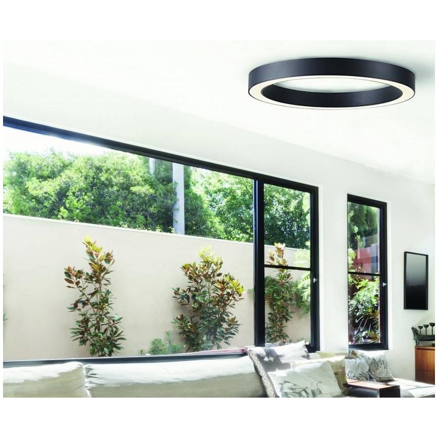 Azzardo AZ5035 - LED loftlampe dæmpbar MARCO LED/60W/230V sort + fjernbetjening