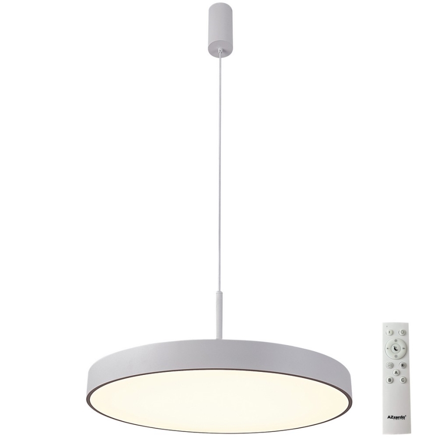 Azzardo AZ5090 - LED pendel dæmpbar MARCELLO LED/60W/230V hvid + fjernbetjening