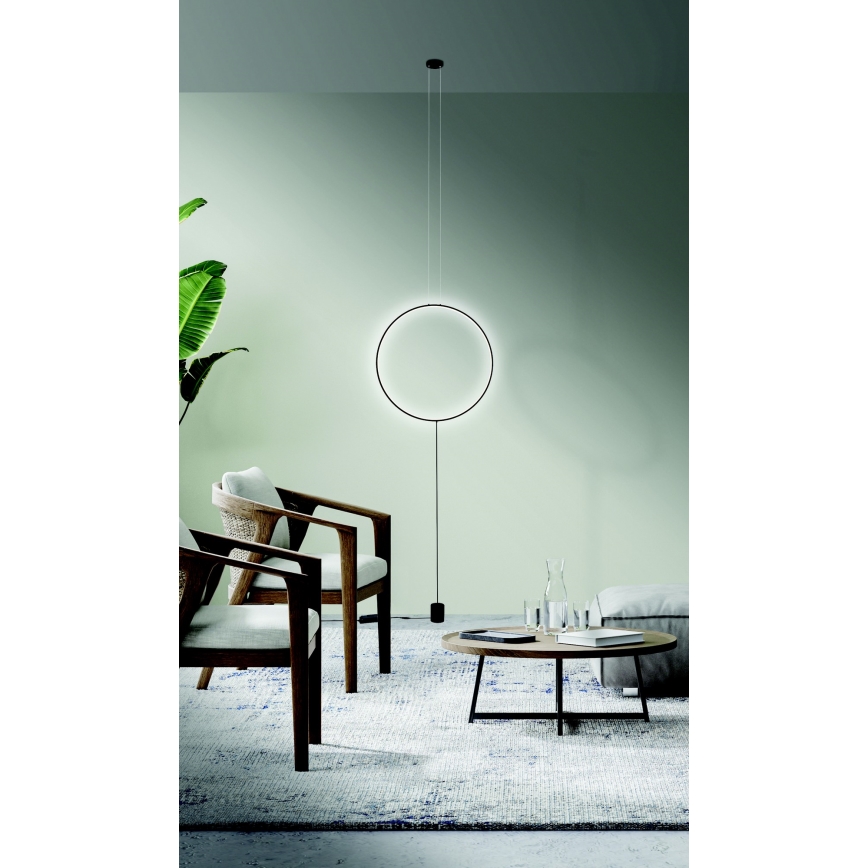Azzardo AZ5264 - LED pendel dæmpbar CODUTTI LED/28W/230V sort