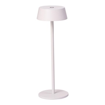 Azzardo AZ5334 - LED Udendørs Dæmpbar Genopladelig Lampe GILBERTO LED/2W/5V IP54 Hvid
