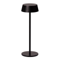 Azzardo AZ5335 - LED Udendørs Dæmpbar Genopladelig Lampe GILBERTO LED/2W/5V IP54 Sort